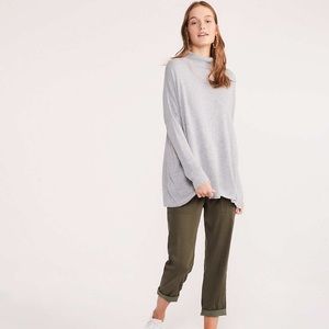 Lou and grey NWT mock neck tunic sweater